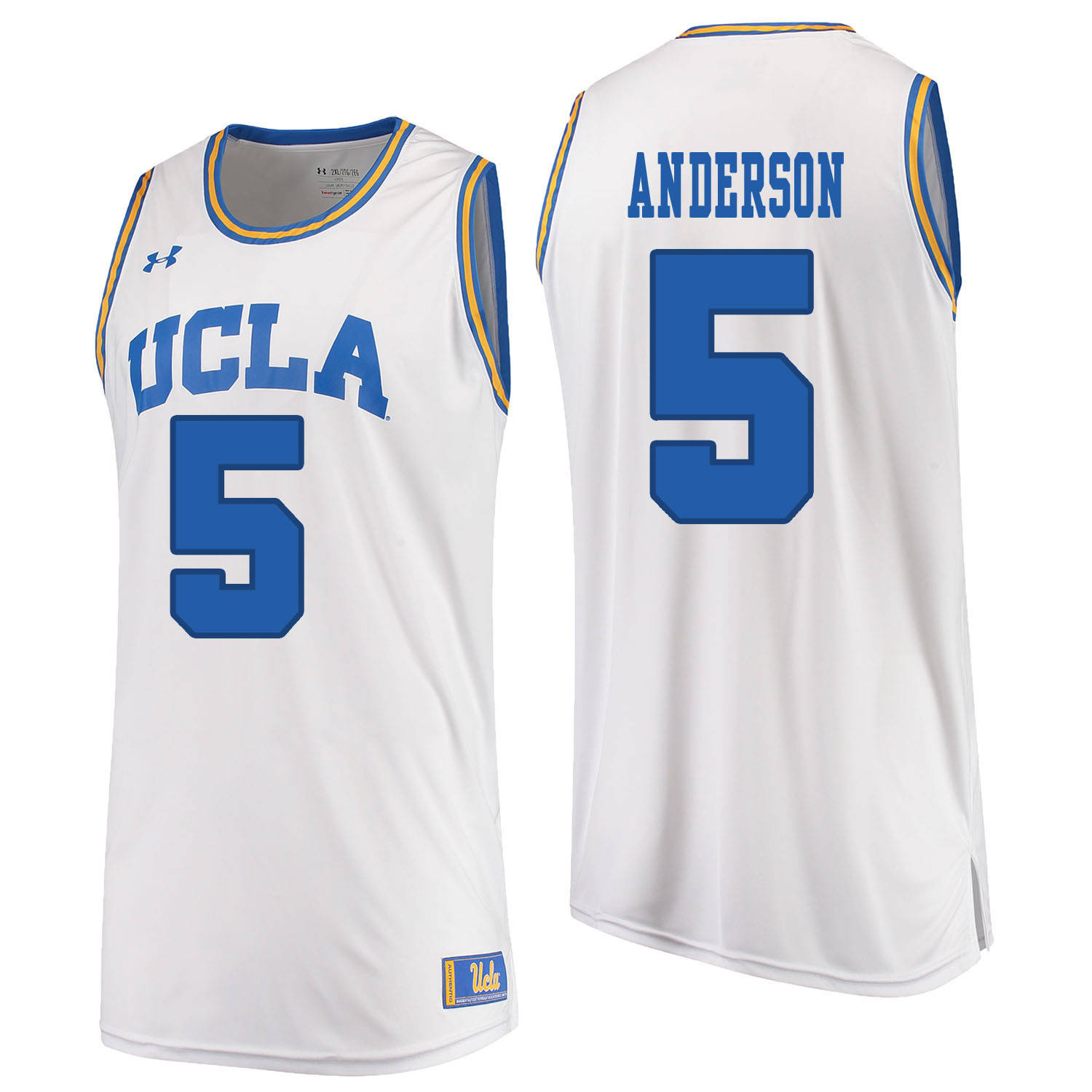 UCLA Bruins 5 Kyle Anderson White College Basketball Jersey
