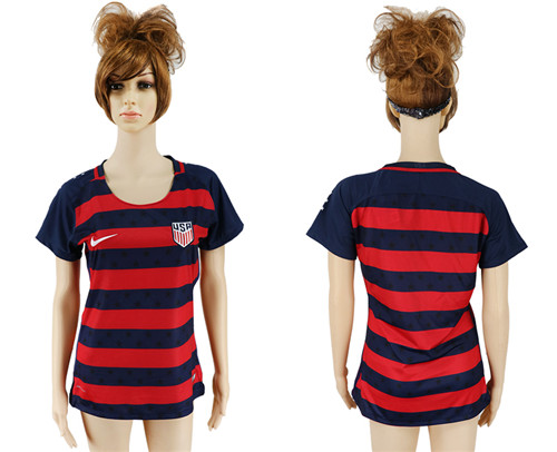 USA 2017 CONCACAF Gold Cup Away Women Soccer Jersey