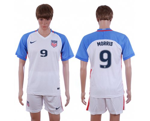 USA 9 Morris Home Soccer Country Jersey