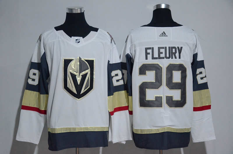 Vegas Golden Knights 29 Marc Andre Fleury White  Jersey
