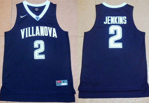 Villanova Wildcats 2 Kris Jenkins Navy Blue Basketball Stitched NCAA Jersey