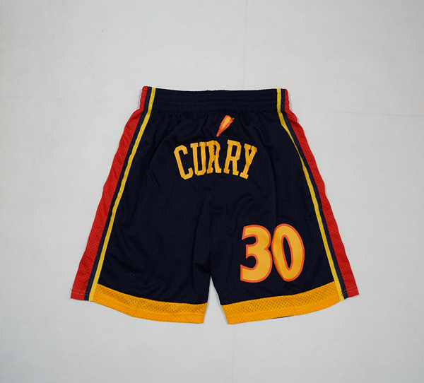 Warriors #30 Stephen Curry Blue 2018 NBA Champions  Swingman Short