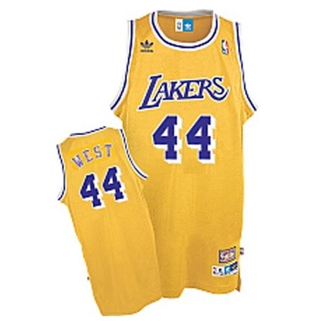 West Los Angeles Lakers 44 Yellow Throwback Jerseys