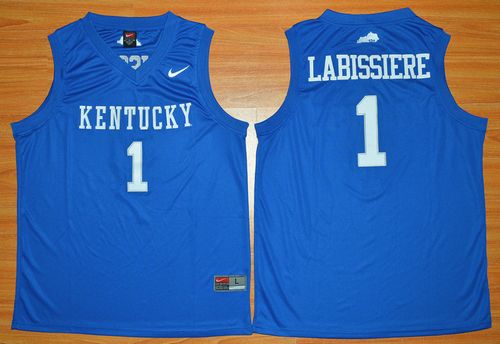 Wildcats 1 Skal Labissiere Royal Blue Basketball Stitched NCAA Jersey