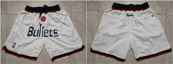 Wizards White Just Don Mesh Shorts