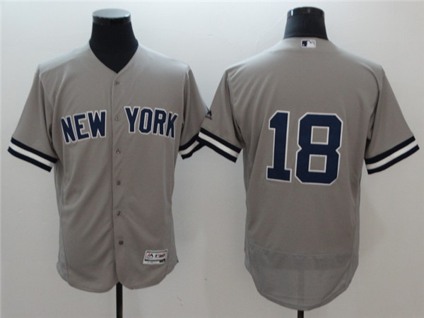 Yankees 18 Didi Gregorius Gray Flexbase Jersey