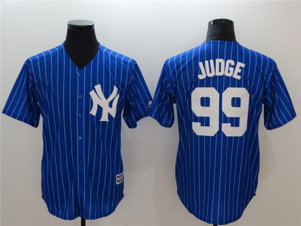 Yankees 99 Aaron Judge Blue Cool Base Jersey