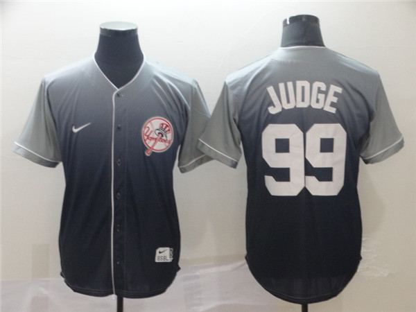 Yankees 99 Aaron Judge Gray Drift Fashion Jersey