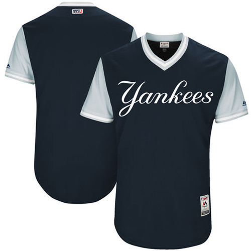 Yankees Majestic Navy 2017 Players Weekend Team Jersey