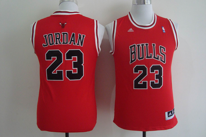 Cheap Youth Adidas NBA Chicago Bulls 23 Michael Jordan Black Red ...