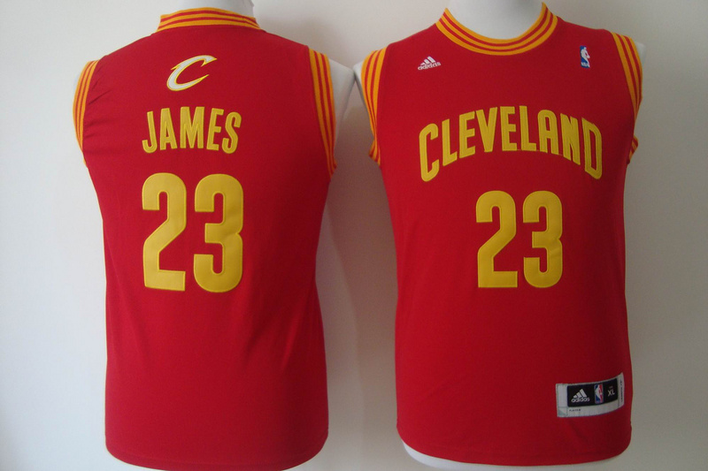 Youth  NBA Cleveland Cavaliers 23 Lebron James New Rev30 Red Kids Jersey