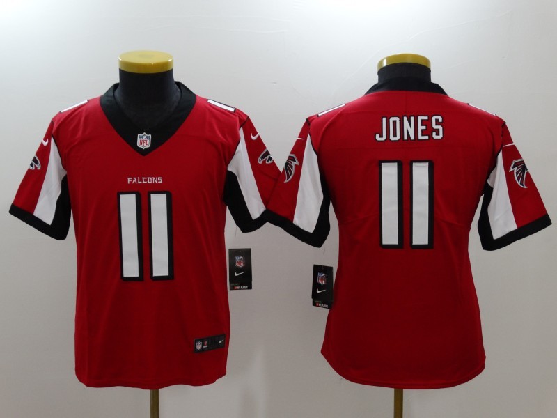 Youth  Atlanta  Falcons 11 Julio Jones Red 2017 Vapor Untouchable Limited Stitched Jersey