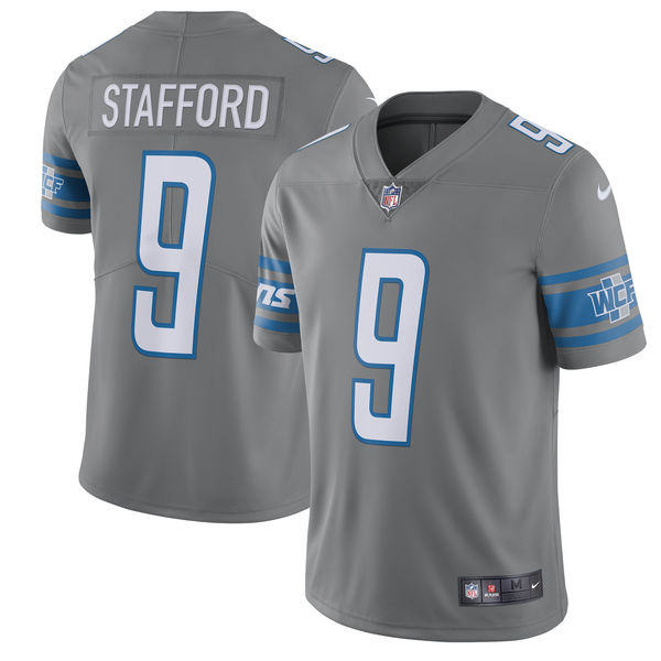 Youth  Detroit Lions #9 Matthew Stafford Light Gray 2017 Vapor Untouchable Limited Stitched Jersey