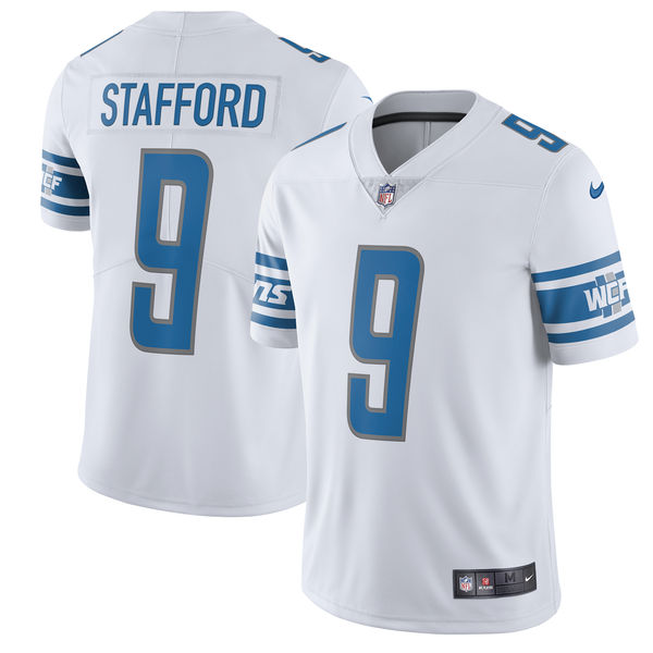 Youth  Detroit Lions #9 Matthew Stafford Light White 2017 Vapor Untouchable Limited Stitched Jersey