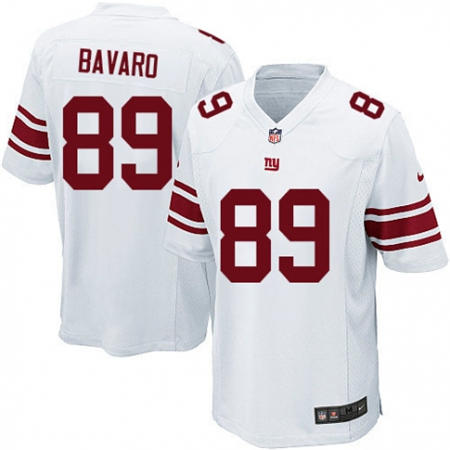 Youth  New York Giants 89 Mark Bavaro White Stitched NFL Jersey